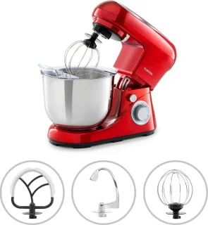 Klarstein Bella Pico 2G Keukenmachine 1300W Rood