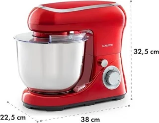 Klarstein Bella Pico 2G Keukenmachine 1300W Rood