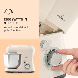 Klarstein Bella Pico 2G Keukenmachine - Crème