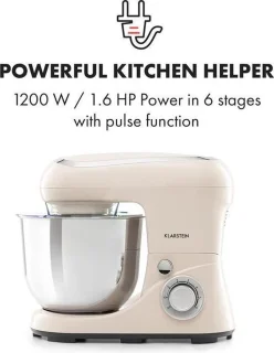 Klarstein Bella Pico 2G Keukenmachine - Crème