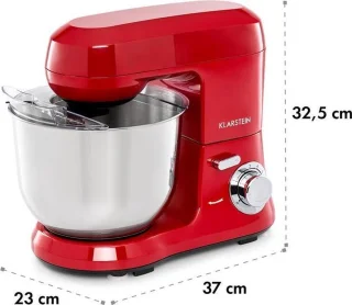Klarstein Bella Robusta Keukenmachine Rood 5,5L 1200W