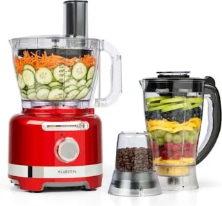 Klarstein Luca Multifunctionele Mixer 3L Rood