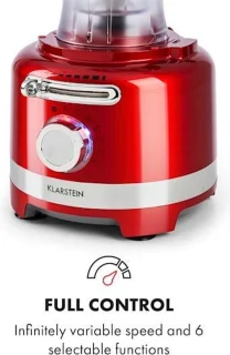 Klarstein Luca Multifunctionele Mixer 3L Rood