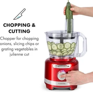 Klarstein Luca Multifunctionele Mixer 3L Rood