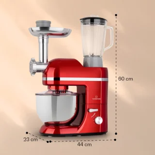 Klarstein Lucia Elegance Keukenmachine Rood