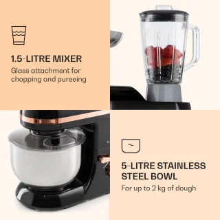 Klarstein Lucia Elegance Keukenmachine Zwart