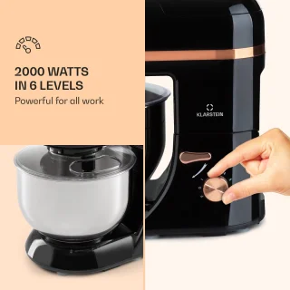 Klarstein Lucia Elegance Keukenmachine Zwart