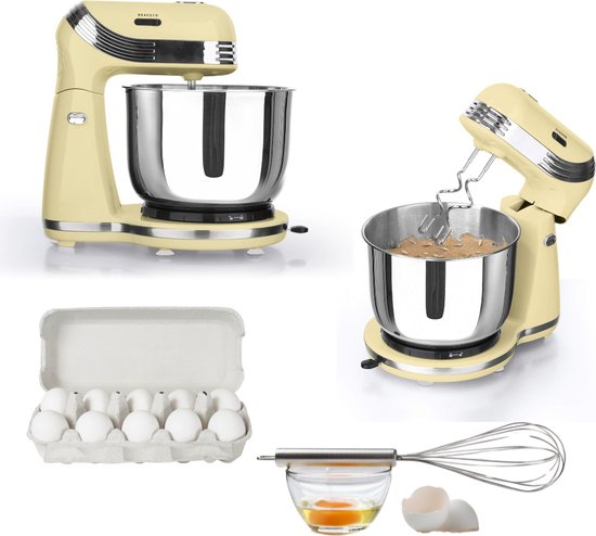 Kneedmachine geel - deegmachine met spatbescherming review