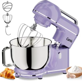 Kneedmachine keukenmachine - 7 liter kom - 300 watt - lichtpaars