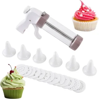 Koekjespers taartdecoratie