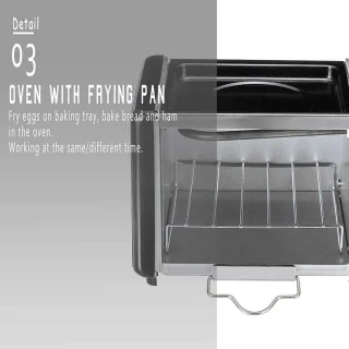 Wat vinden we goed aan de Lekker Koken mini oven keukenmachine 15 liter zwart