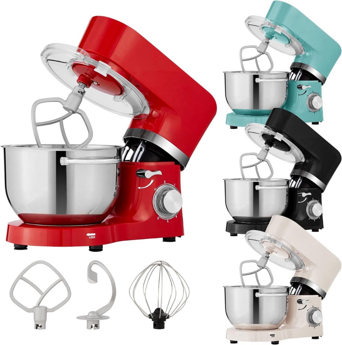 Wat vinden we goed aan de LifeStages Keukenrobot 1500W Rood