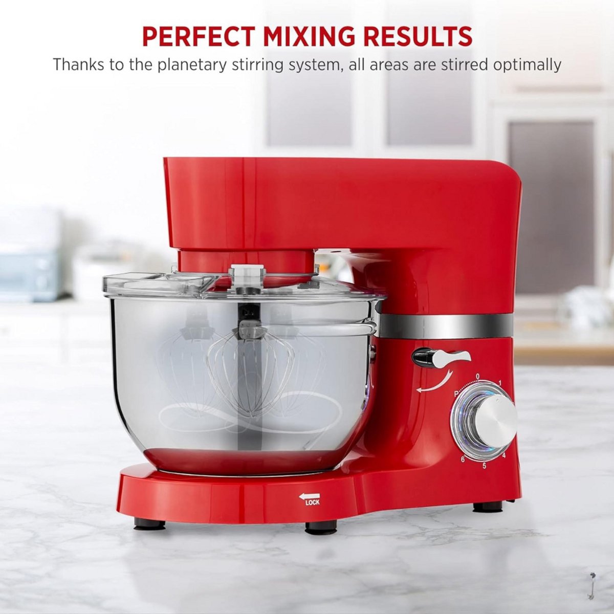 LifeStages Keukenrobot 1500W Rood