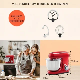Wat vinden we goed aan de LNMsolutions® keukenrobot rood