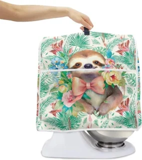 Luiaard Mixerhoes voor Keukenmachine L Palmblad Bloemen