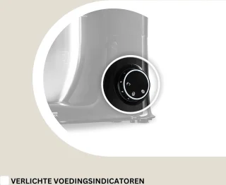 Luxe Deegmachine Zilver - 7 Standen - Keukenmachine