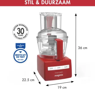 Magimix CS 3200 XL Foodprocessor Rood