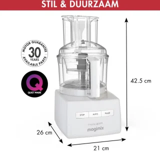 Magimix CS 4200 XL keukenmachine wit