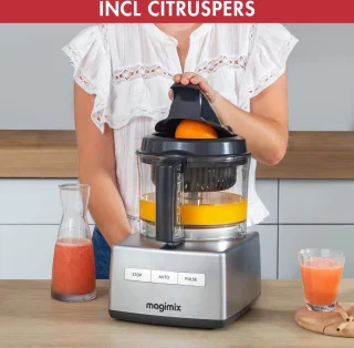 Magimix CS 5200 XL Foodprocessor Mat Chroom