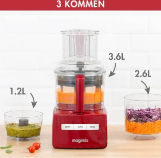 Magimix CS 5200 XL Foodprocessor Rood