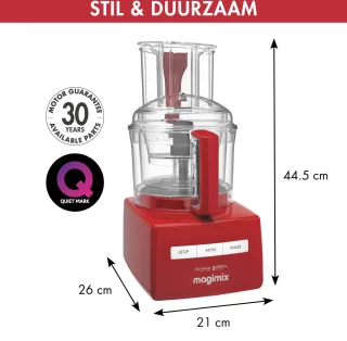 Magimix CS 5200 XL Foodprocessor Rood