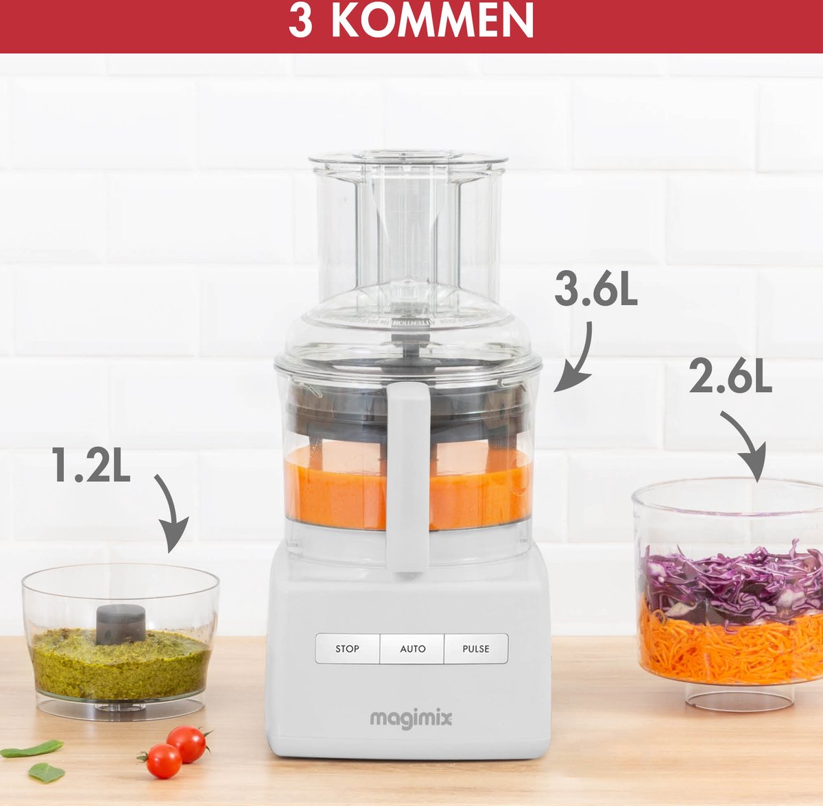 Wat vinden we goed aan de Magimix CS 5200 XL Foodprocessor Wit