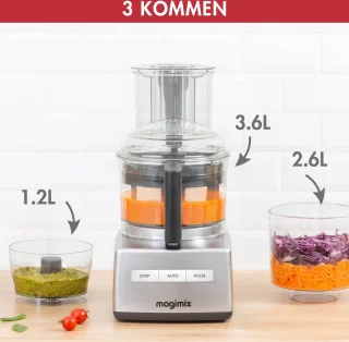 Magimix CS 5200 XL Premium Foodprocessor Chroom
