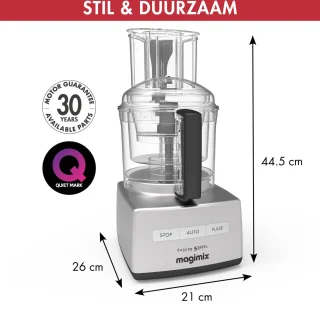 Magimix CS 5200 XL Premium Keukenmachine Mat Chroom