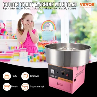 Maison Nordique Suikerspinmachine RVS Roze