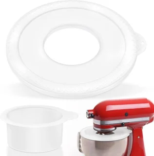 Mengkom deksel 4.5-5 liter wit