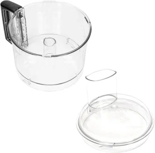 Mengkom met deksel reservekom keukenmachine 4200/4200xl serie transparant