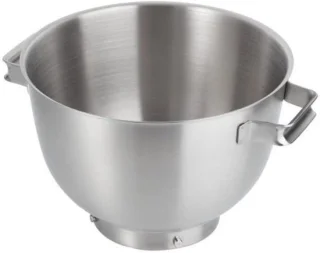 Mengkom roestvrij staal 5 liter zilver