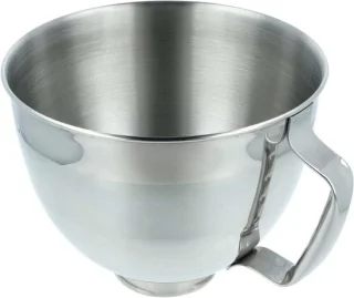 Mengkom roestvrijstaal voor keukenmachine, 5 liter, zilver