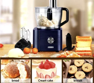 Merkloos Keukenmachine 1100W Donkergrijs