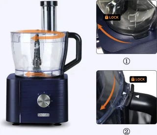 Merknaam Keukenmachine 1100W Donkergrijs