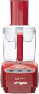 Mini blender keukenmachine 1.7 liter rood