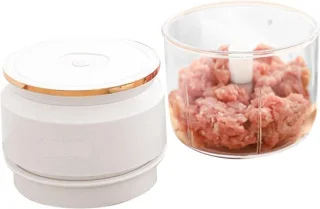 Mini elektrische hakker voor knoflook