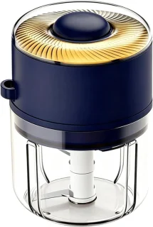Mini hakmolen keukenmachine blauw