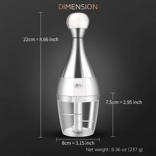 Mini Handmatige Voedselhakker - Wit