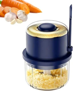 Mini Keukenmachine 350 ml - Blauw