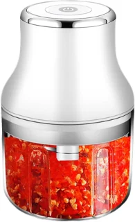 Mini keukenmachine elektrische hakker 250 ml wit
