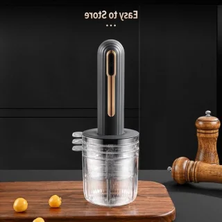Mini keukenmachine hakmolen zwart
