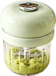 Mini knoflookhakker keukenmachine groen