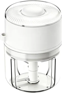 Mini voedselhakmolen 350 ml wit