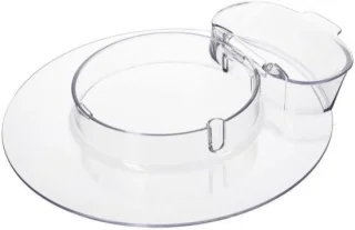 Mixer deksel - spatbeschermer mengkom - transparant