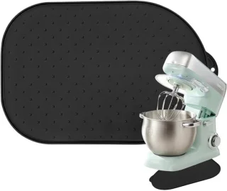 Mixer glijmat - 40 x 27 cm - zwart