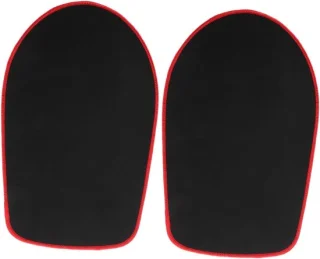 Mixer glijpads set - apparaat onderzetters - 33x20cm - rood