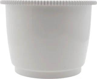 Mixer kom - beslagkom - 19 x 19 x 14 cm - wit