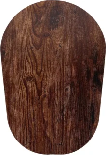 Mixer onderlegger massief hout bruin
