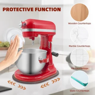 Mixer Schuifmat voor keukenmachine 5.5-8 QT houtkleur
